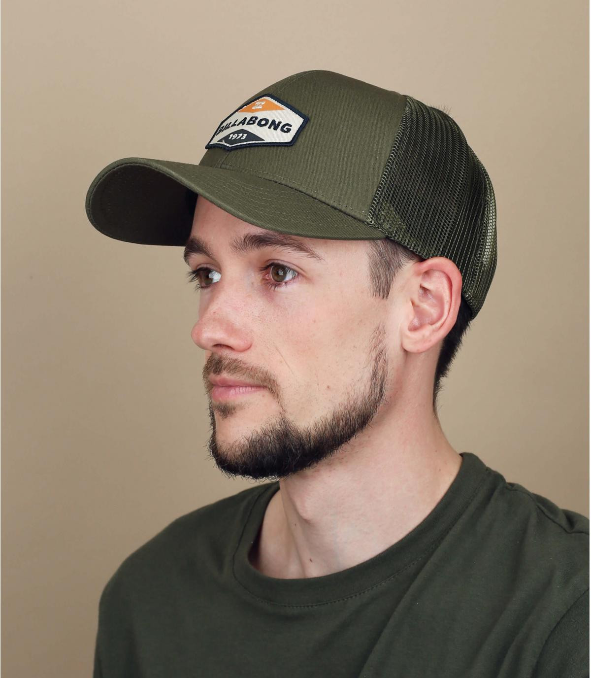 Trucker Cap Billabong grün Walled Trucker military